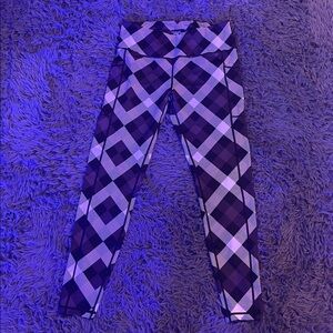 Constantly Varied Gear Purple Geometric Leggings